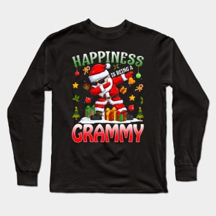 Happiness Is Being A Grammy Santa Christmas Long Sleeve T-Shirt